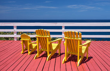 Redwood Decking in Duarte