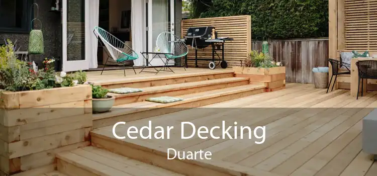 Cedar Decking Duarte