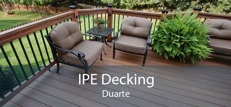 IPE Decking Duarte