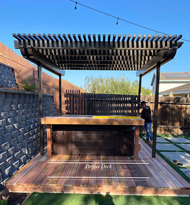 Cedar Decking in Duarte