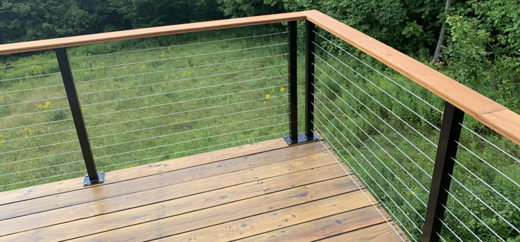 Installing Deck Cable Railing in Duarte, CA